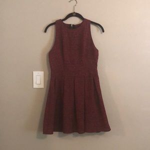 Medium red and black dress